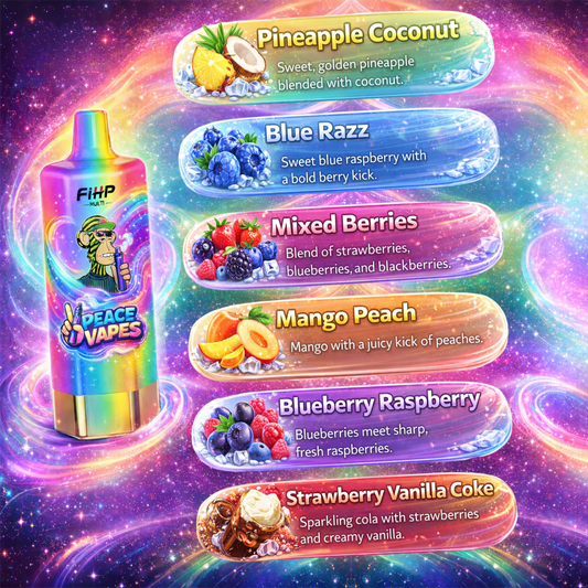 BLUE - FIHP 120K PUFFS - 6in1