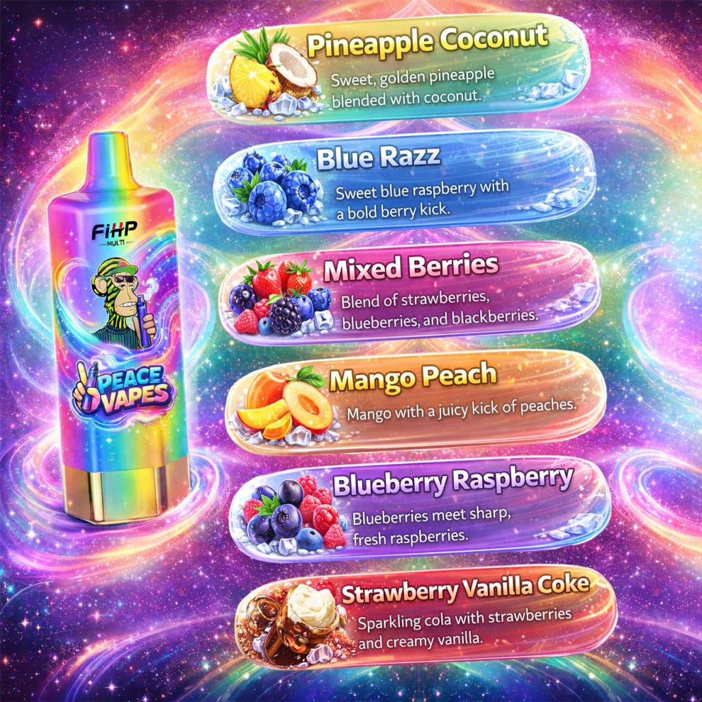 BLUE - FIHP 120K PUFFS - 6in1