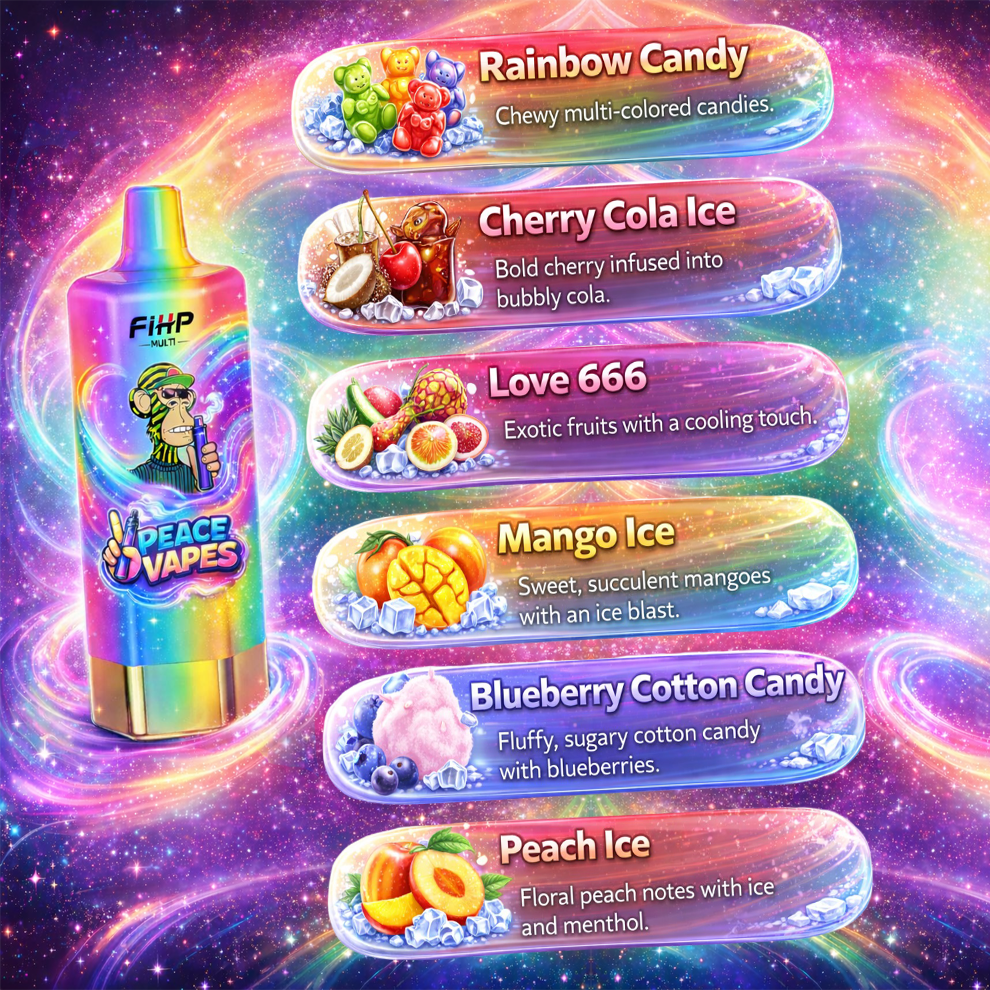 YELLOW - FIHP 120K PUFFS - 6in1